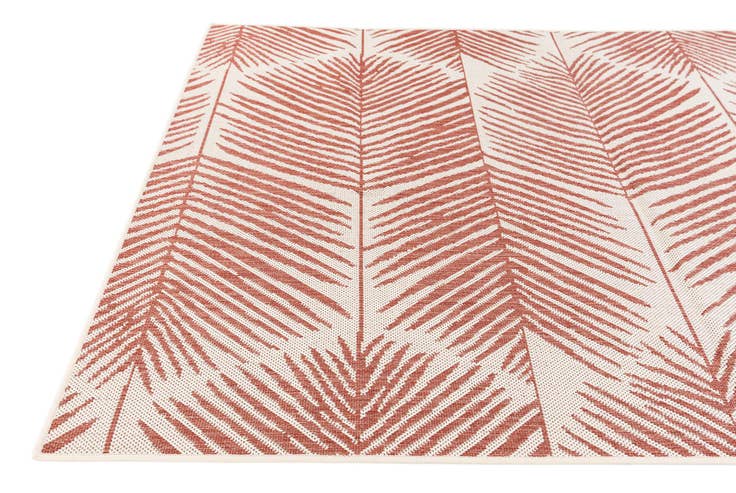 Detail image of 5' 3 x 7' 7 Easy-Clean Botanical Indoor / Outdoor Rug