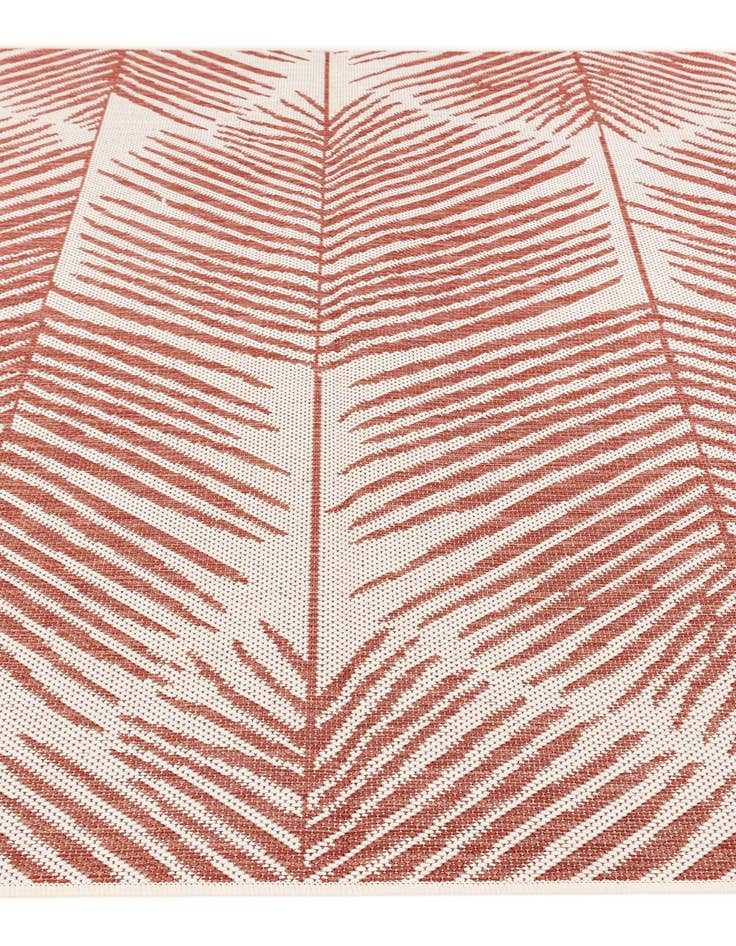 Detail image of 5' 3 x 7' 7  Washable Botanical Indoor / Outdoor Rug