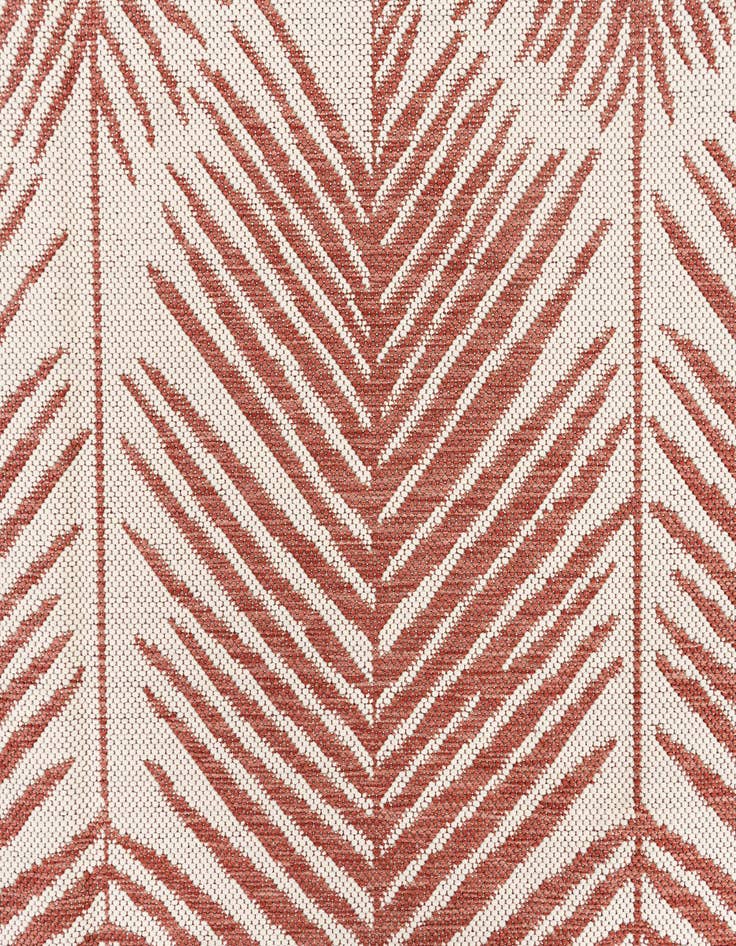 Detail image of 5' 3 x 7' 7  Washable Botanical Indoor / Outdoor Rug