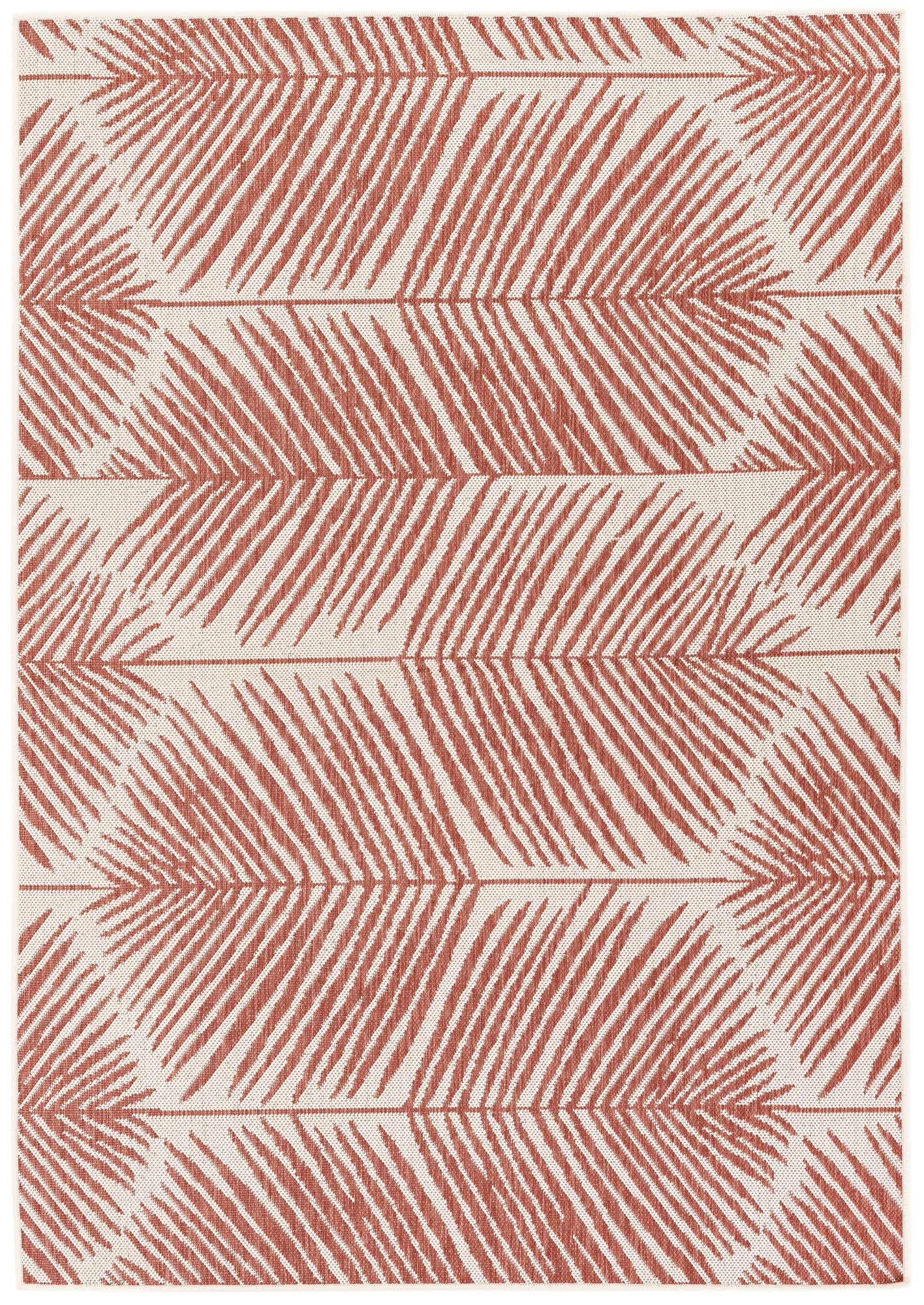 5' 3 x 7' 7 Easy-Clean Botanical Indoor / Outdoor Rug