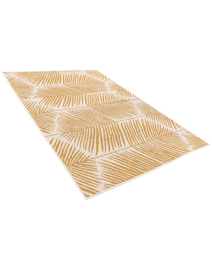 Detail image of 5' 3 x 7' 8  Washable Botanical Indoor / Outdoor Rug