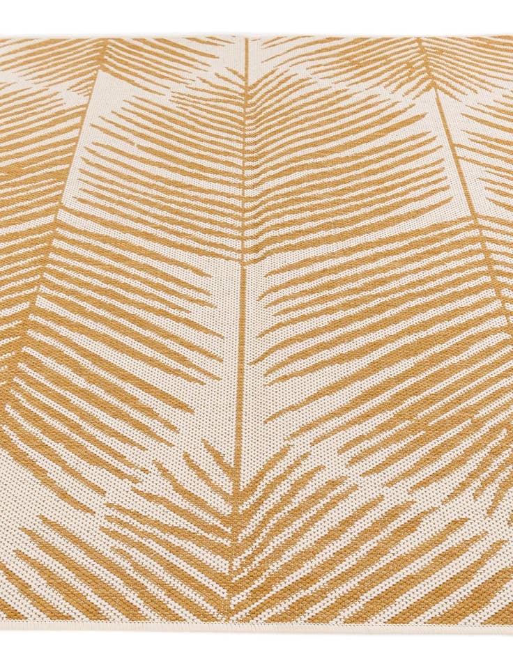 Detail image of 5' 3 x 7' 8  Washable Botanical Indoor / Outdoor Rug