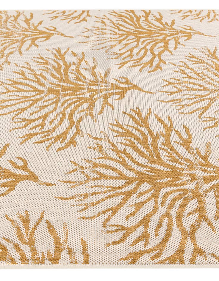 Detail image of 5' 3 x 7' 8  Washable Botanical Indoor / Outdoor Rug