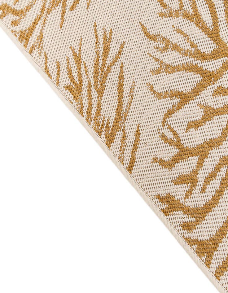 Detail image of 5' 3 x 7' 8  Washable Botanical Indoor / Outdoor Rug