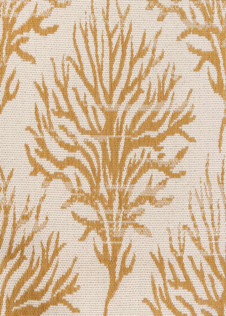 5' 3 x 7' 8 Easy-Clean Botanical Indoor / Outdoor Rug