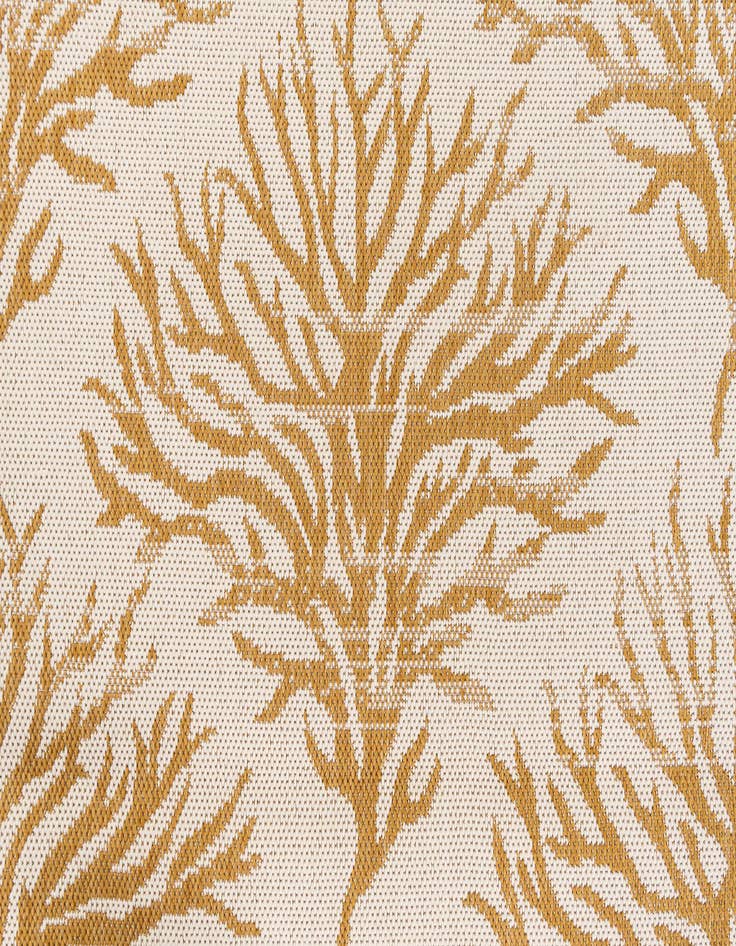 Detail image of 5' 3 x 7' 8  Washable Botanical Indoor / Outdoor Rug