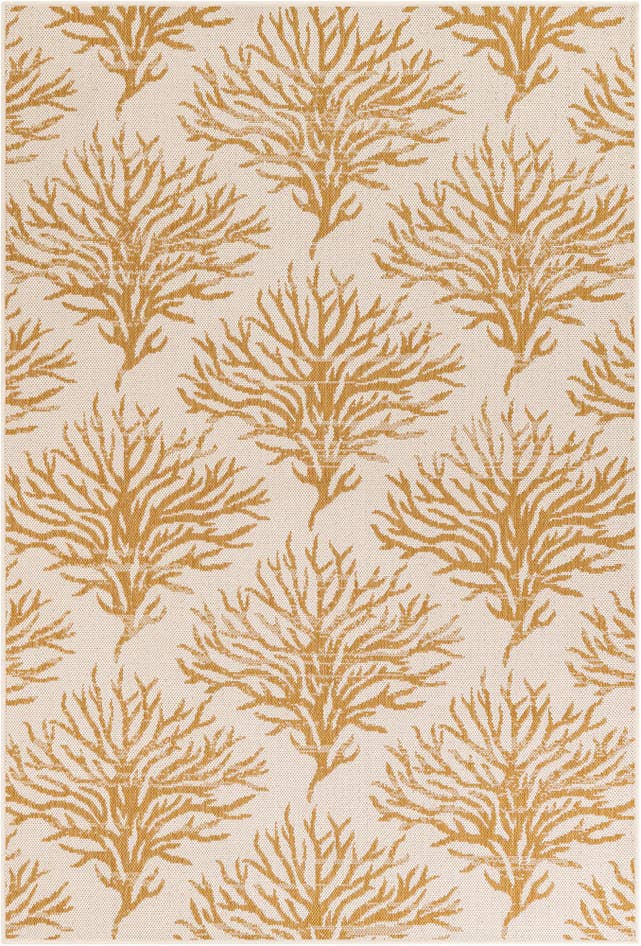 Detail image of 5' 3 x 7' 8 Easy-Clean Botanical Indoor / Outdoor Rug