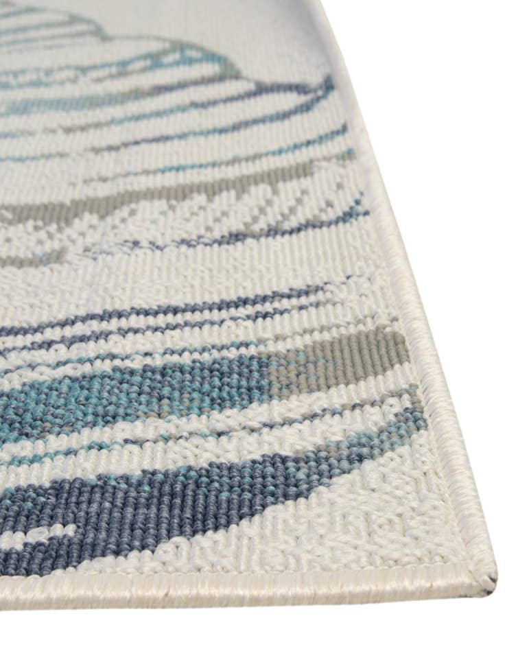 Detail image of 7' 10 x 10' Easy-Clean Coastal Indoor / Outdoor Rug