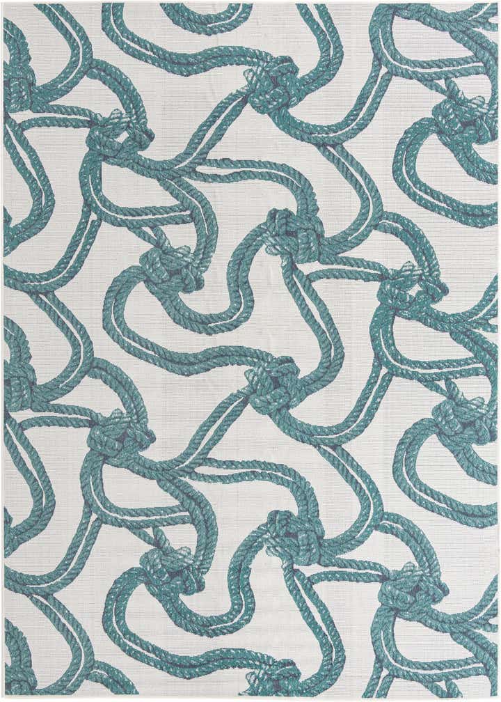 9' x 12' Easy-Clean Coastal Indoor / Outdoor Rug