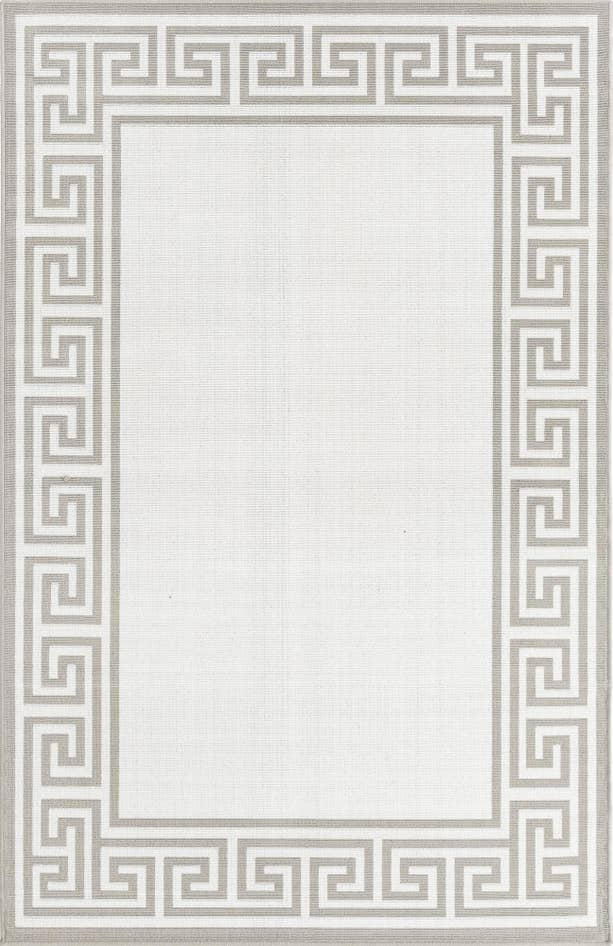 Detail image of 5' 3 x 8' Easy-Clean Coastal Indoor / Outdoor Rug