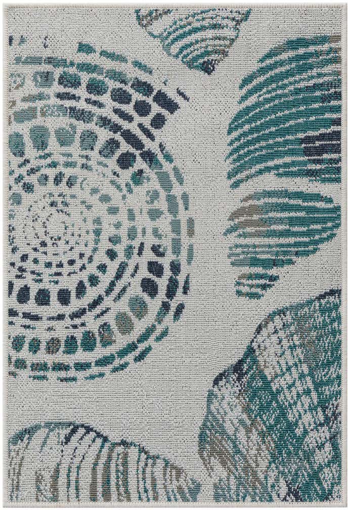 2' x 3' Easy-Clean Coastal Indoor / Outdoor Rug