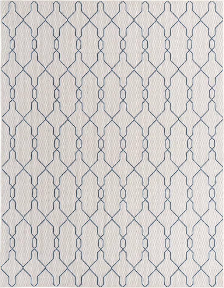 Detail image of 8' x 11' 4 Easy-Clean Lattice Indoor / Outdoor Rug