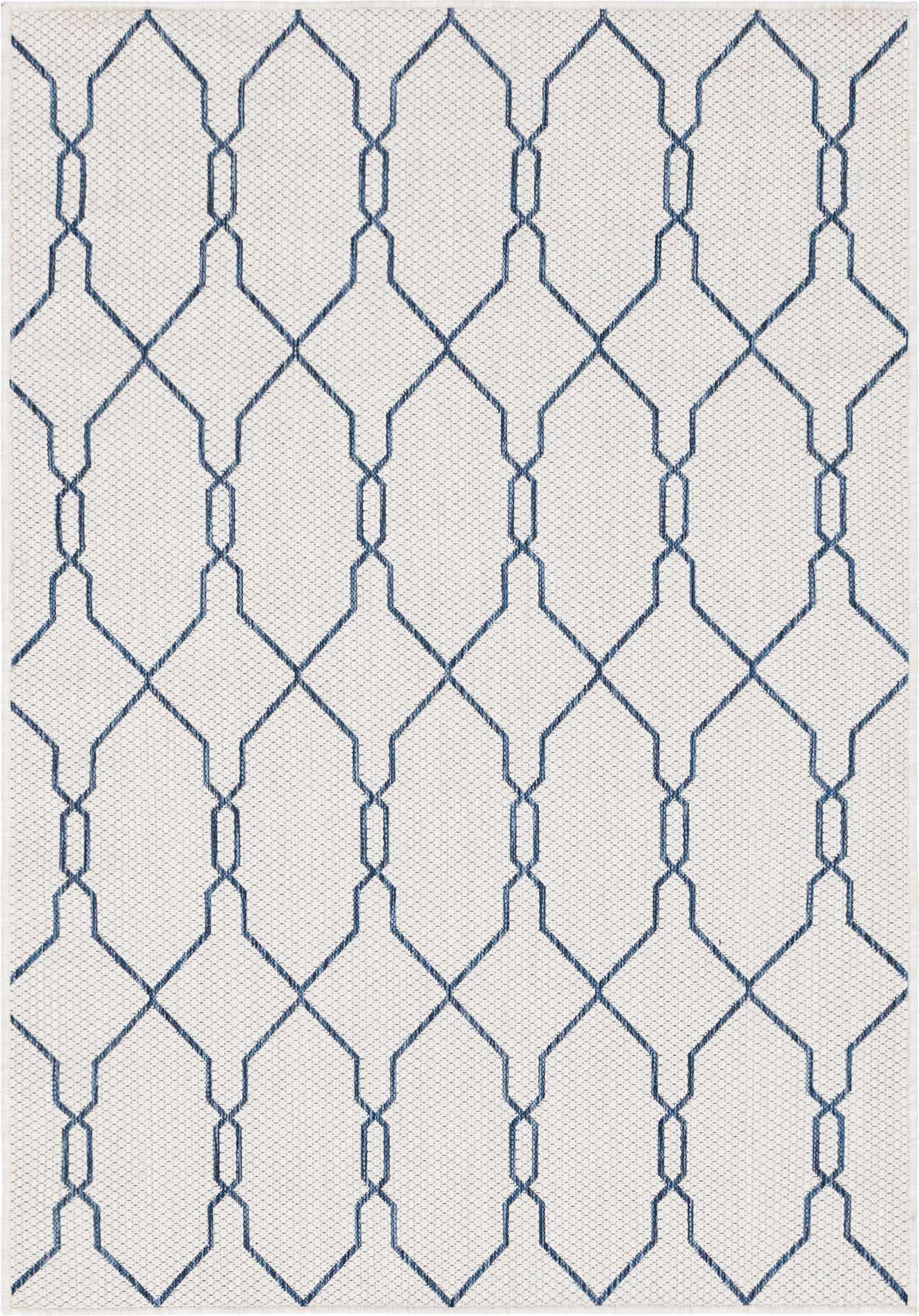 4' x 6' Easy-Clean Lattice Indoor / Outdoor Rug