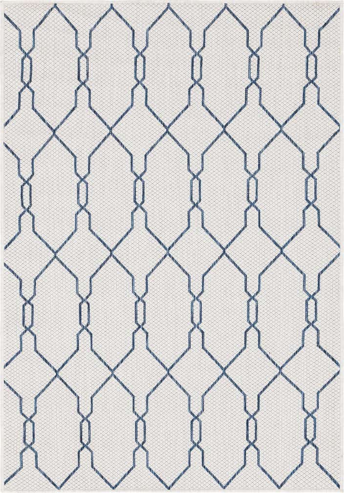 4' x 6' Easy-Clean Lattice Indoor / Outdoor Rug