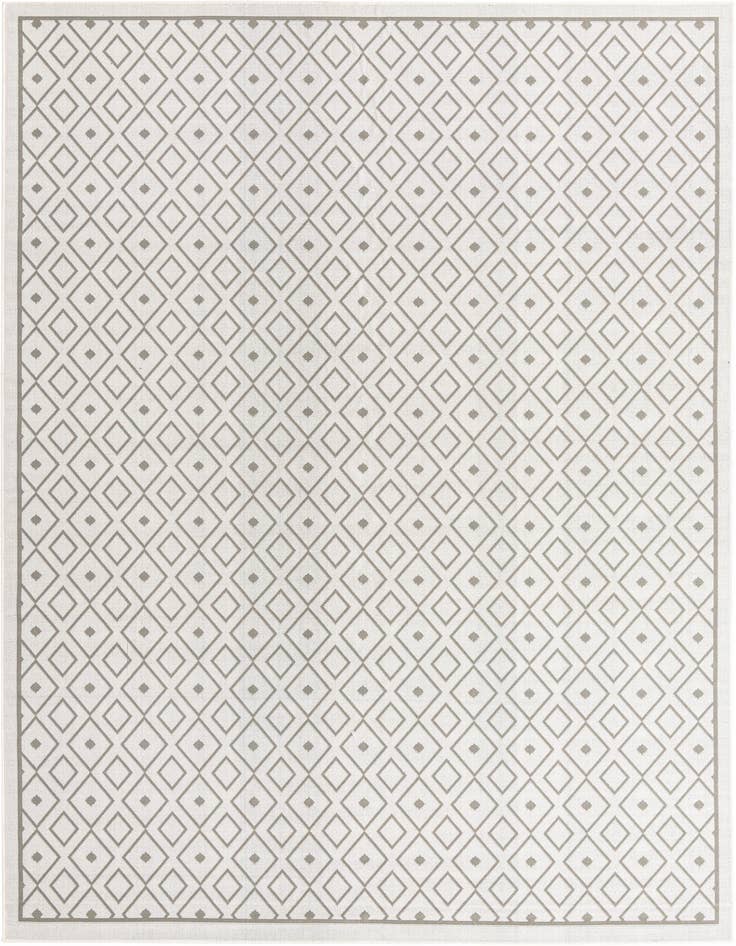 Detail image of 9' x 12' Easy-Clean Lattice Indoor / Outdoor Rug