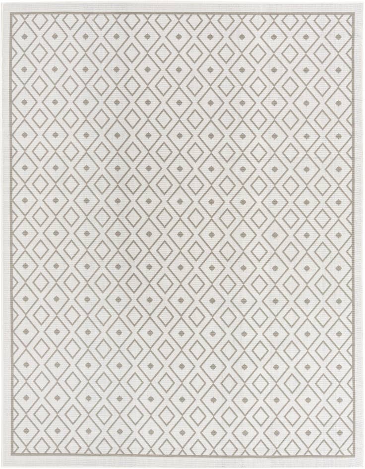 Detail image of 7' 10 x 10' Easy-Clean Lattice Indoor / Outdoor Rug