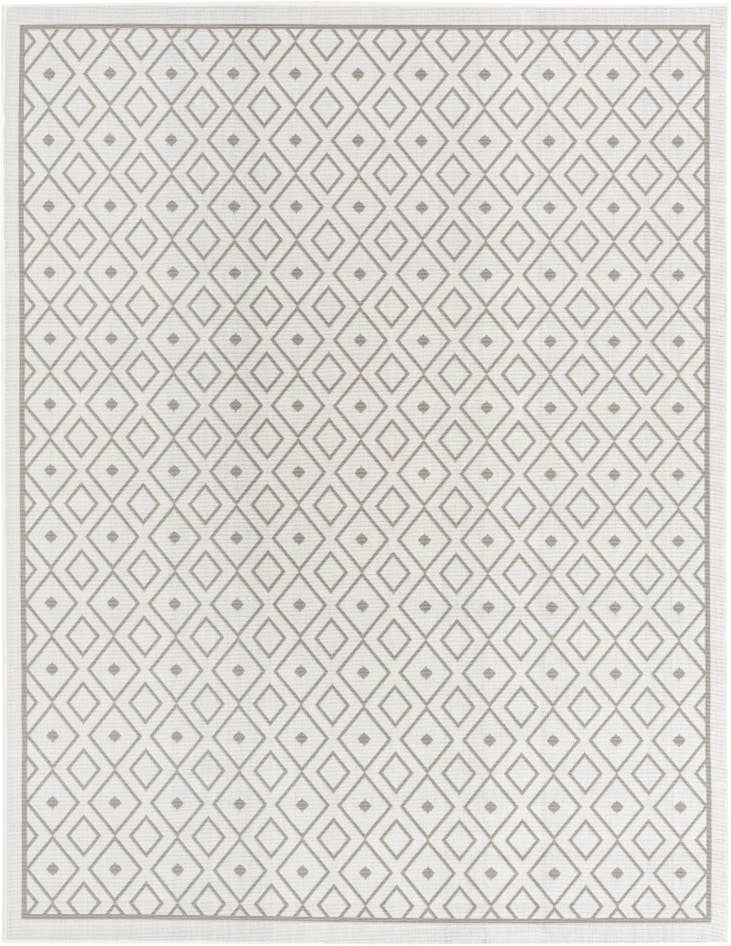 Detail image of 7' 10 x 10' Easy-Clean Lattice Indoor / Outdoor Rug