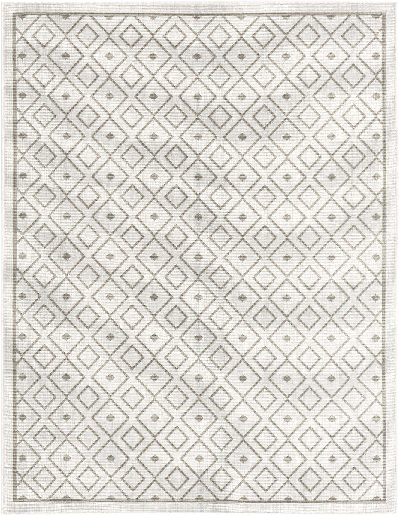 6' x 9' Easy-Clean Lattice Indoor / Outdoor Rug