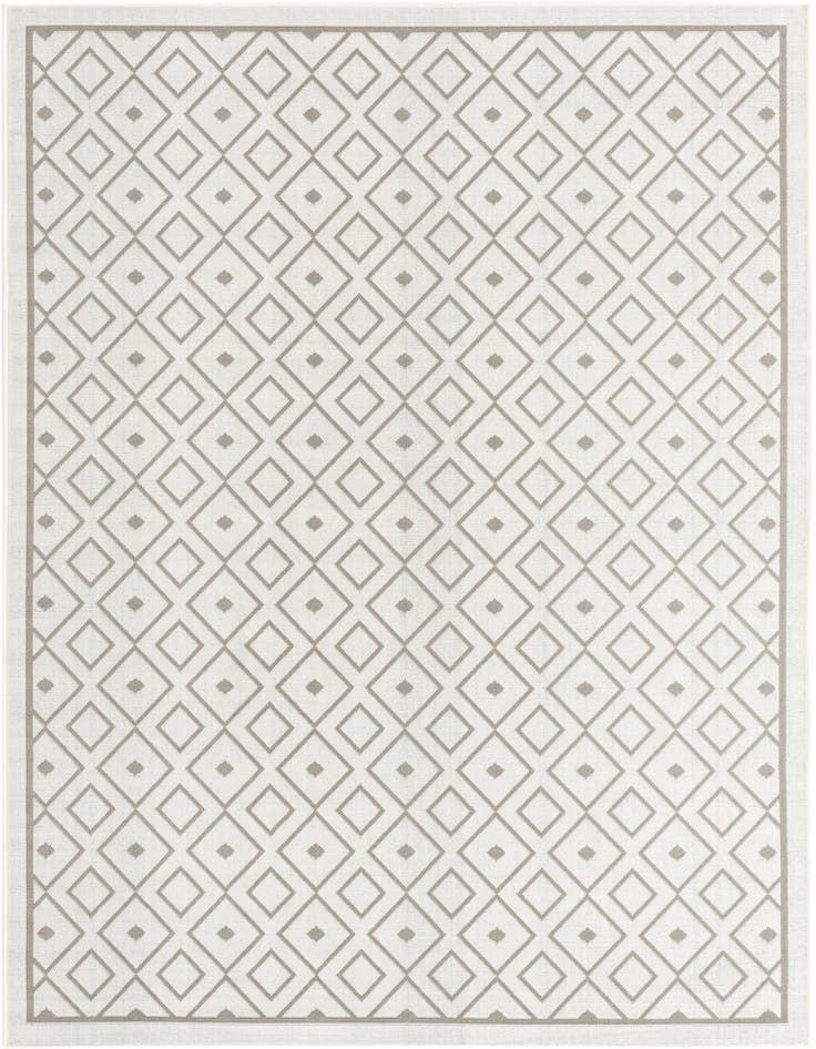 Detail image of 6' x 9' Easy-Clean Lattice Indoor / Outdoor Rug