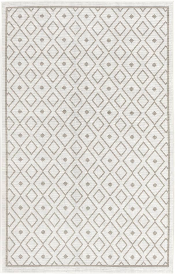 Detail image of 5' 3 x 8' Easy-Clean Lattice Indoor / Outdoor Rug