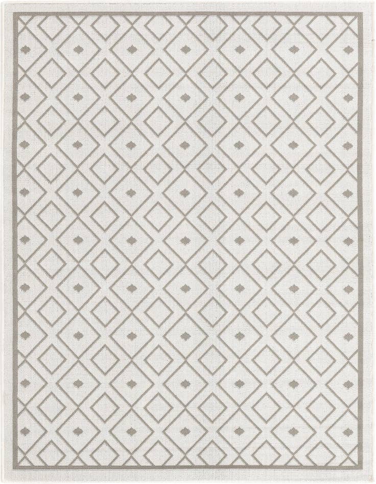 Detail image of 4' x 6' Easy-Clean Lattice Indoor / Outdoor Rug