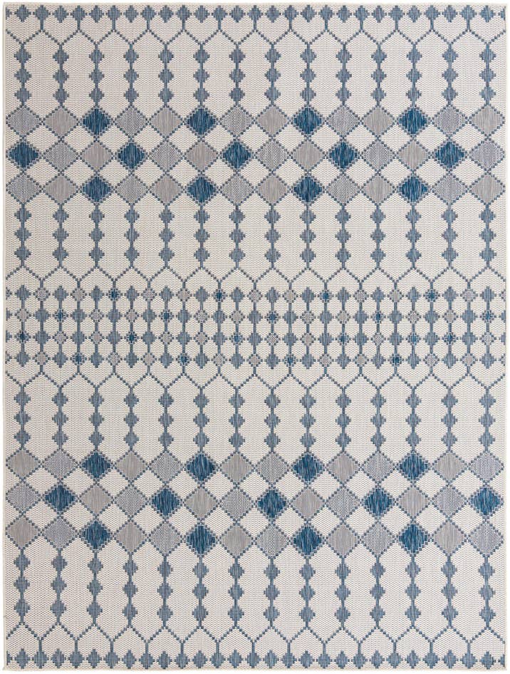 Detail image of 9' x 12' Easy-Clean Lattice Indoor / Outdoor Rug