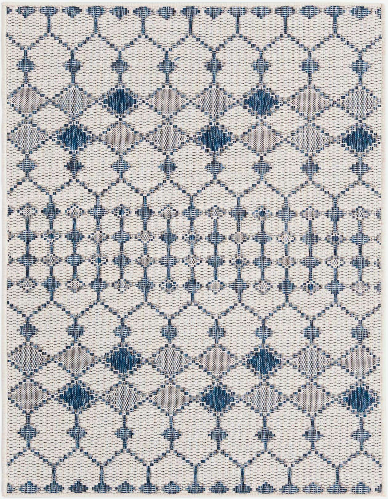 3' x 5' 3 Easy-Clean Lattice Indoor / Outdoor Rug
