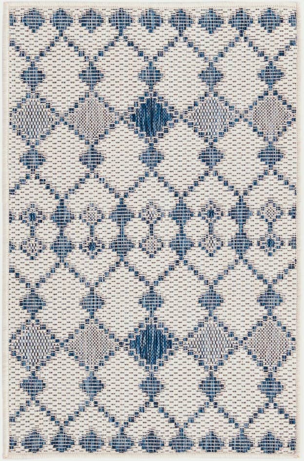 Detailansicht von 60cm x 95cm Leicht zu reinigen Lattice Innen- / Außenbereich Teppich