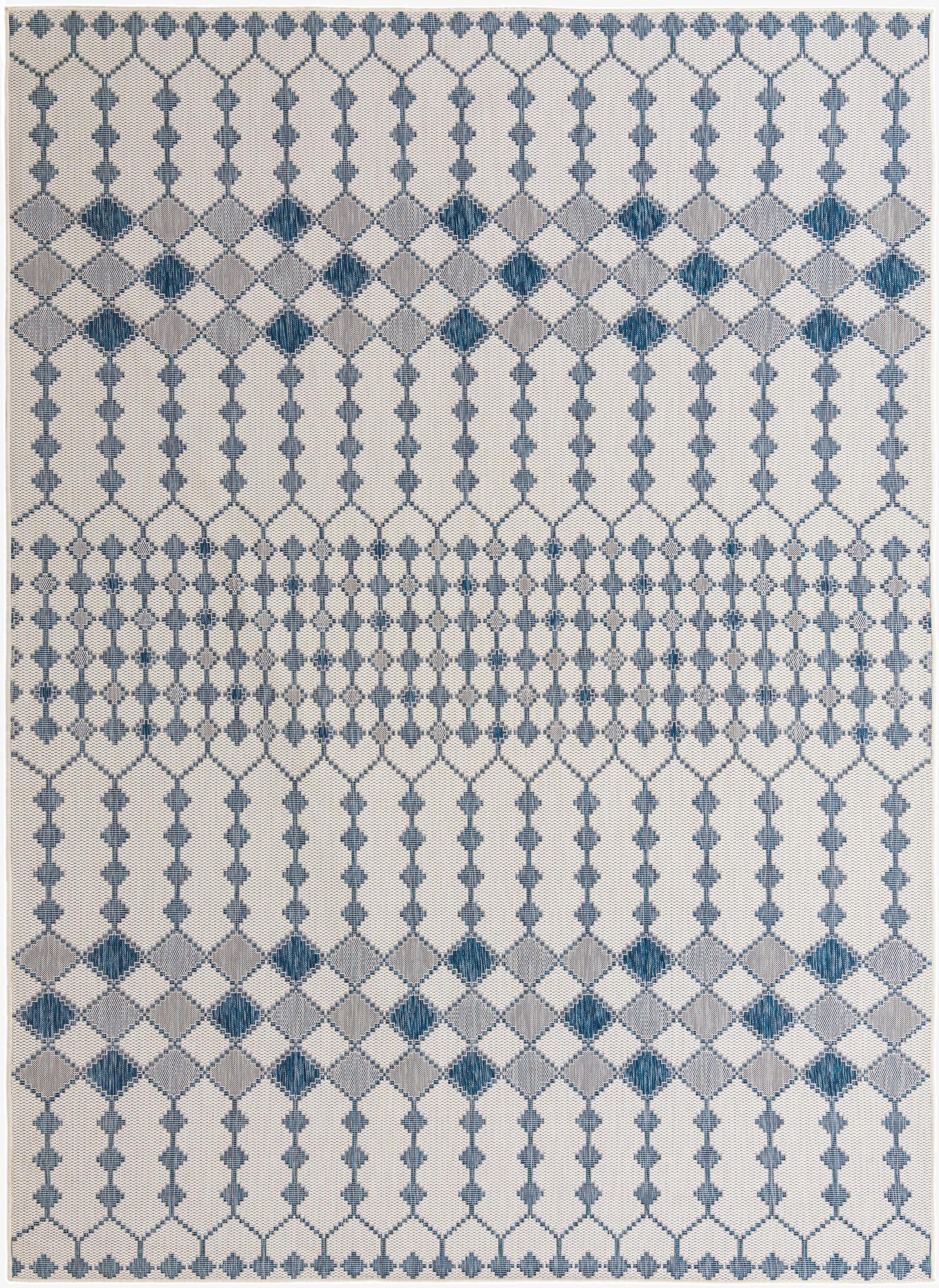 10' x 14' Washable Lattice Indoor / Outdoor Rug