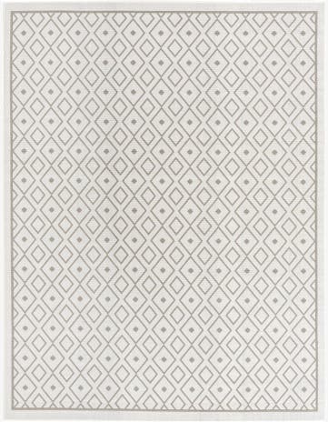 7' 10 x 10' Easy-Clean Lattice Indoor / Outdoor Rug