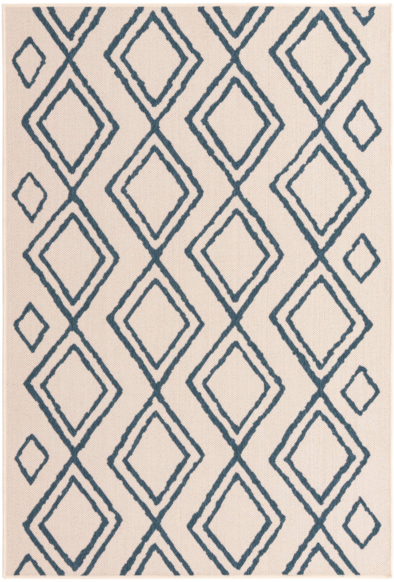 5' x 7' 7 Easy-Clean Modern Indoor / Outdoor Rug