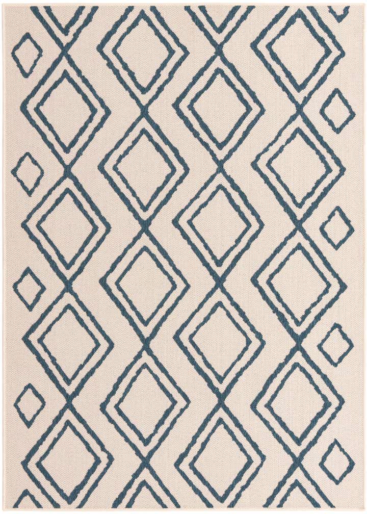 5' x 7' 7 Easy-Clean Modern Indoor / Outdoor Rug