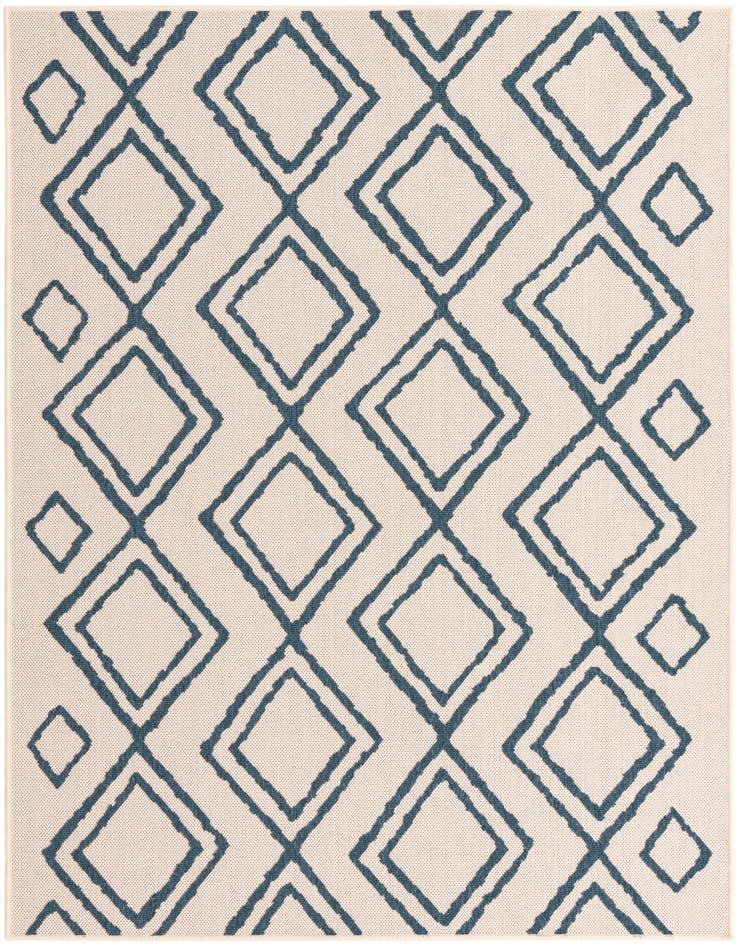 Detail image of 5' x 7' 7 Easy-Clean Modern Indoor / Outdoor Rug