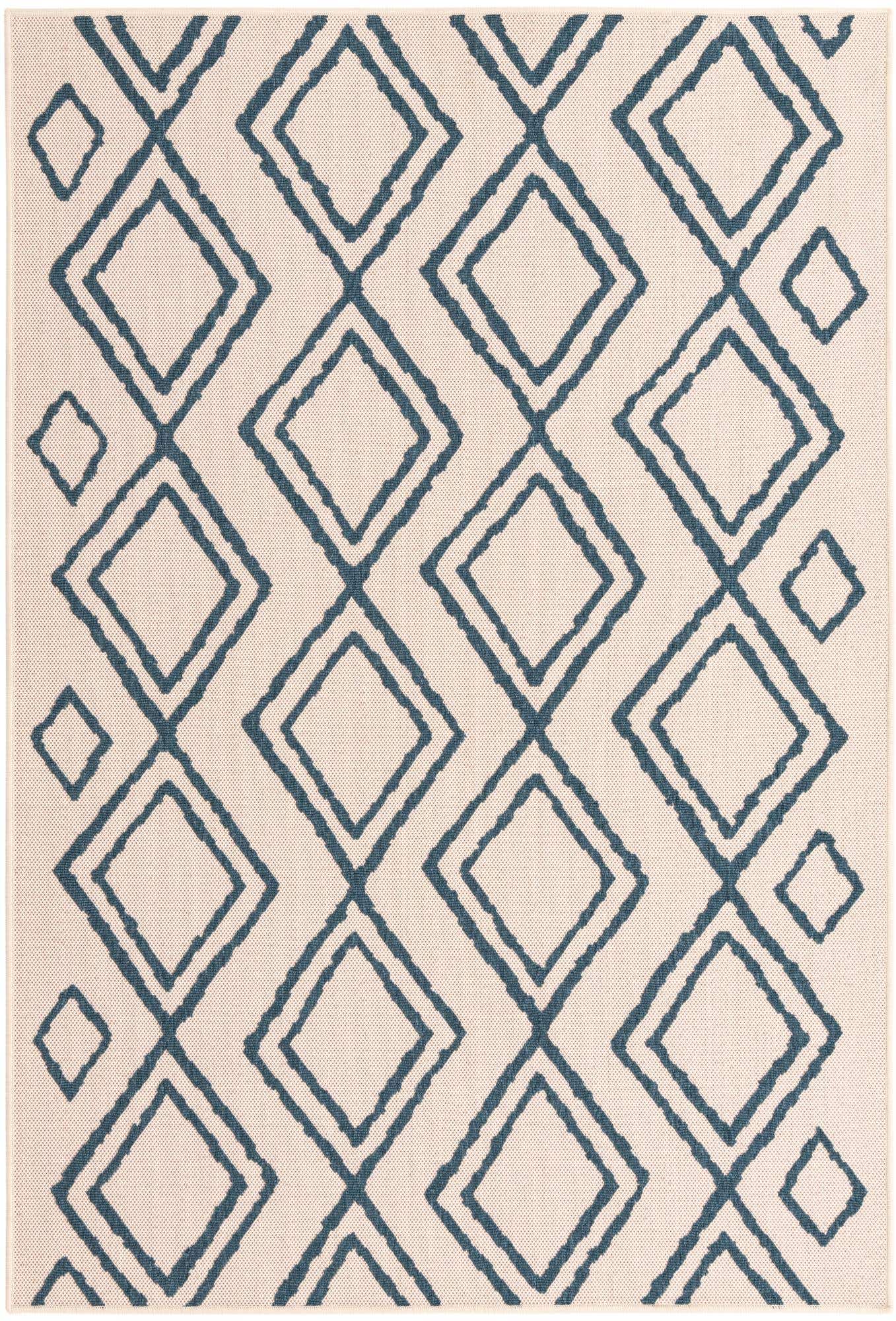 5' x 7' 7 Easy-Clean Modern Indoor / Outdoor Rug