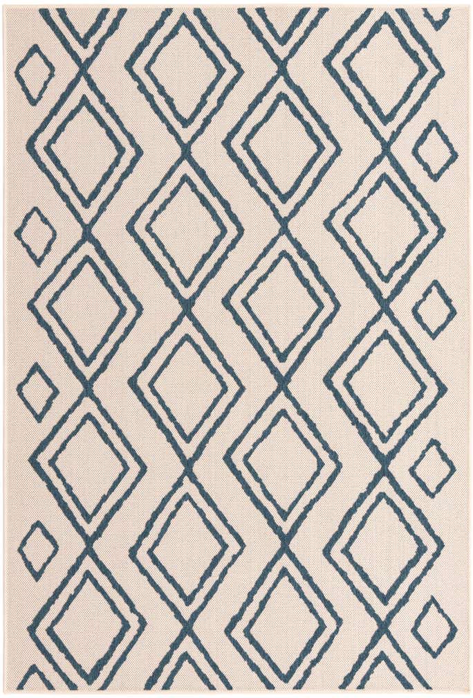 5' x 7' 7 Easy-Clean Modern Indoor / Outdoor Rug