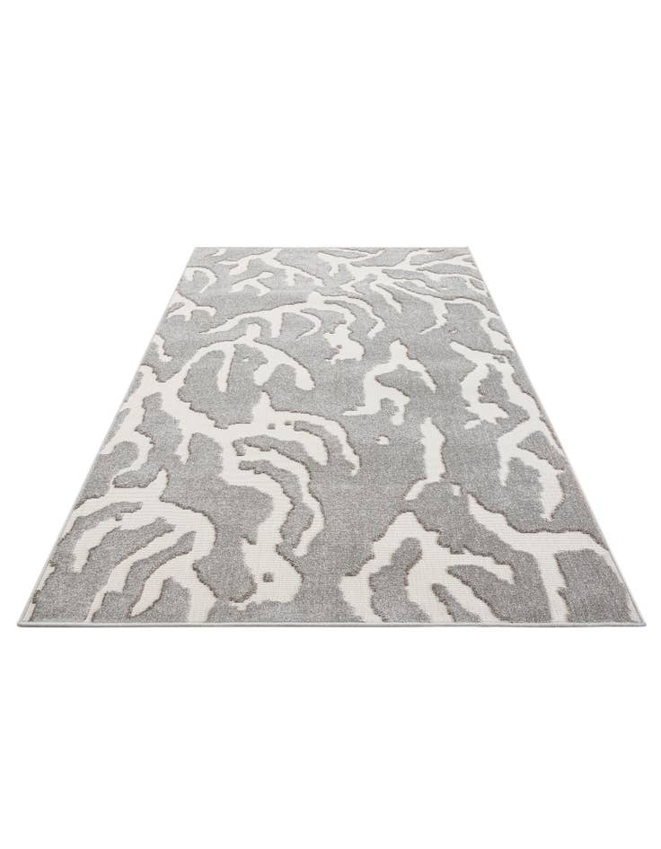 Detail image of 5' 3 x 7' 9 Easy-Clean Modern Indoor / Outdoor Rug
