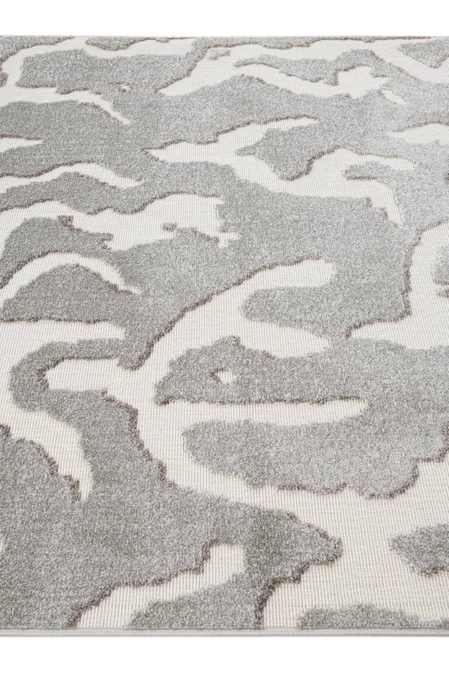 Detail image of 5' 3 x 7' 9 Easy-Clean Modern Indoor / Outdoor Rug