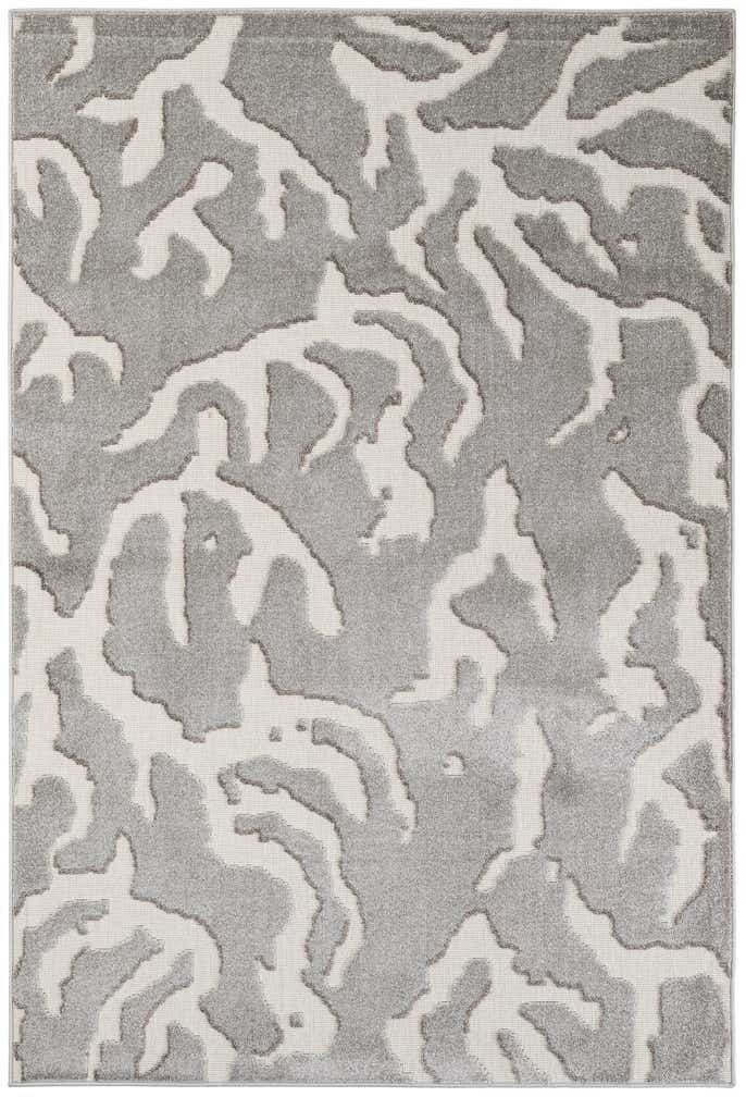 5' 3 x 7' 9 Easy-Clean Modern Indoor / Outdoor Rug