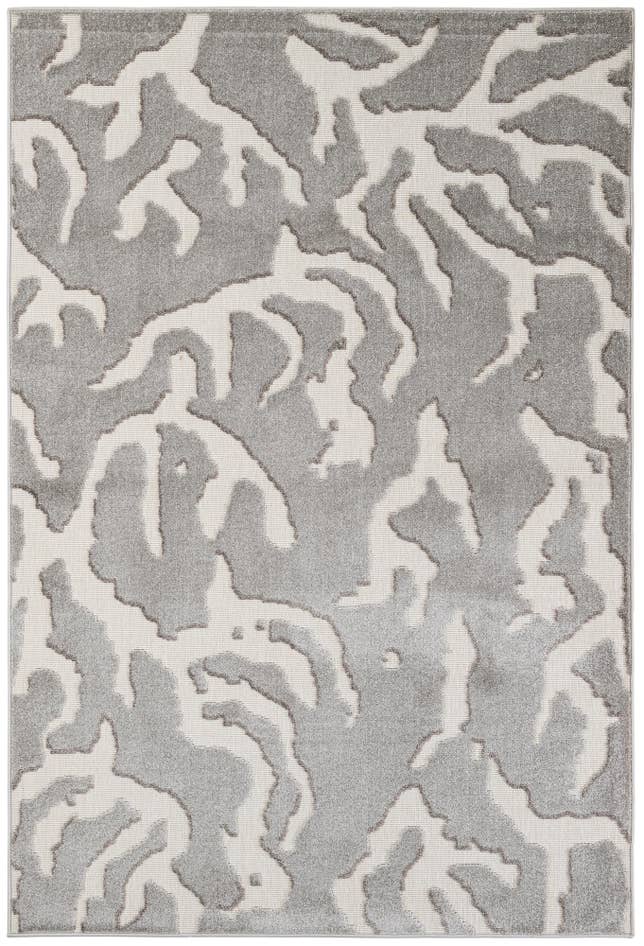 Detail image of 5' 3 x 7' 9 Easy-Clean Modern Indoor / Outdoor Rug
