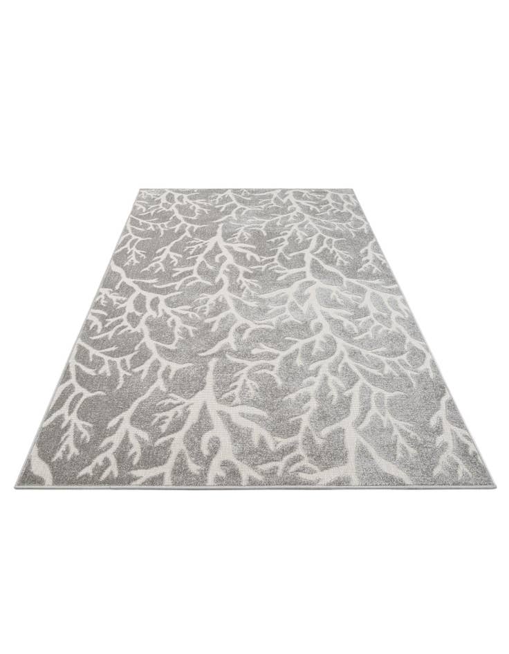 Detail image of 5' 3 x 7' 8 Easy-Clean Modern Indoor / Outdoor Rug