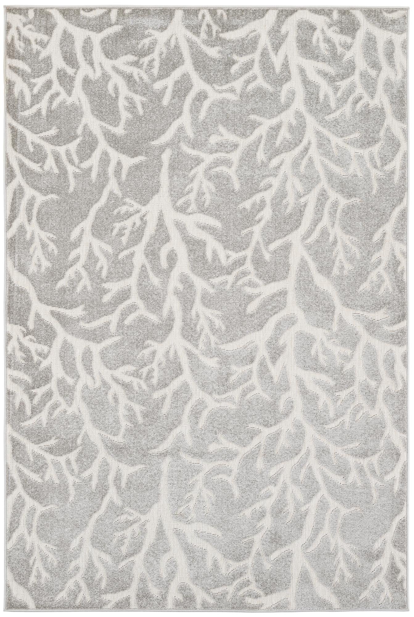 5' 3 x 7' 8 Easy-Clean Modern Indoor / Outdoor Rug