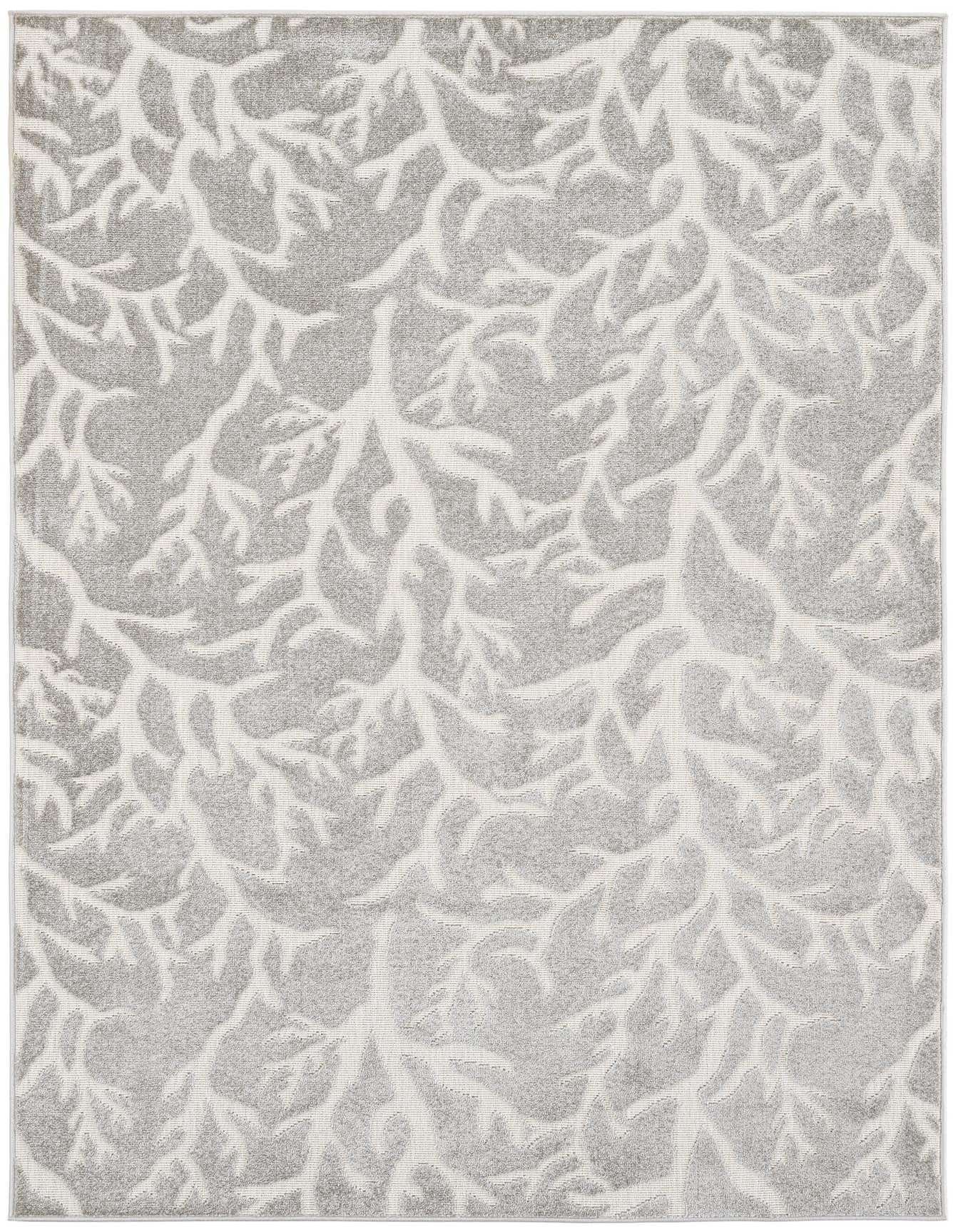 5' 3 x 7' 8 Easy-Clean Modern Indoor / Outdoor Rug
