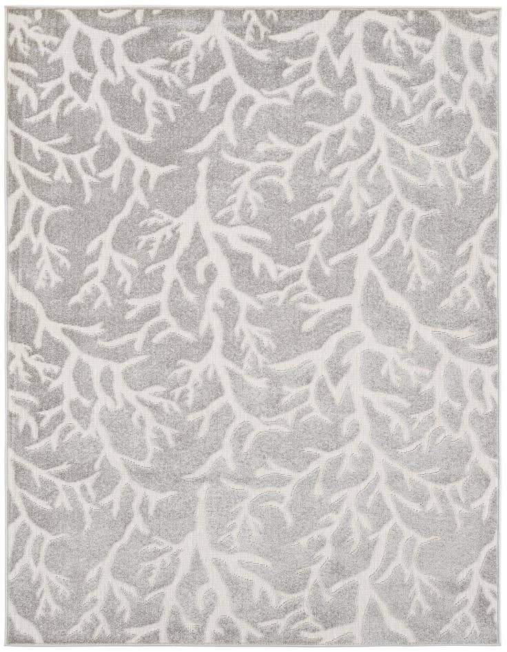 Detail image of 5' 3 x 7' 8 Easy-Clean Modern Indoor / Outdoor Rug