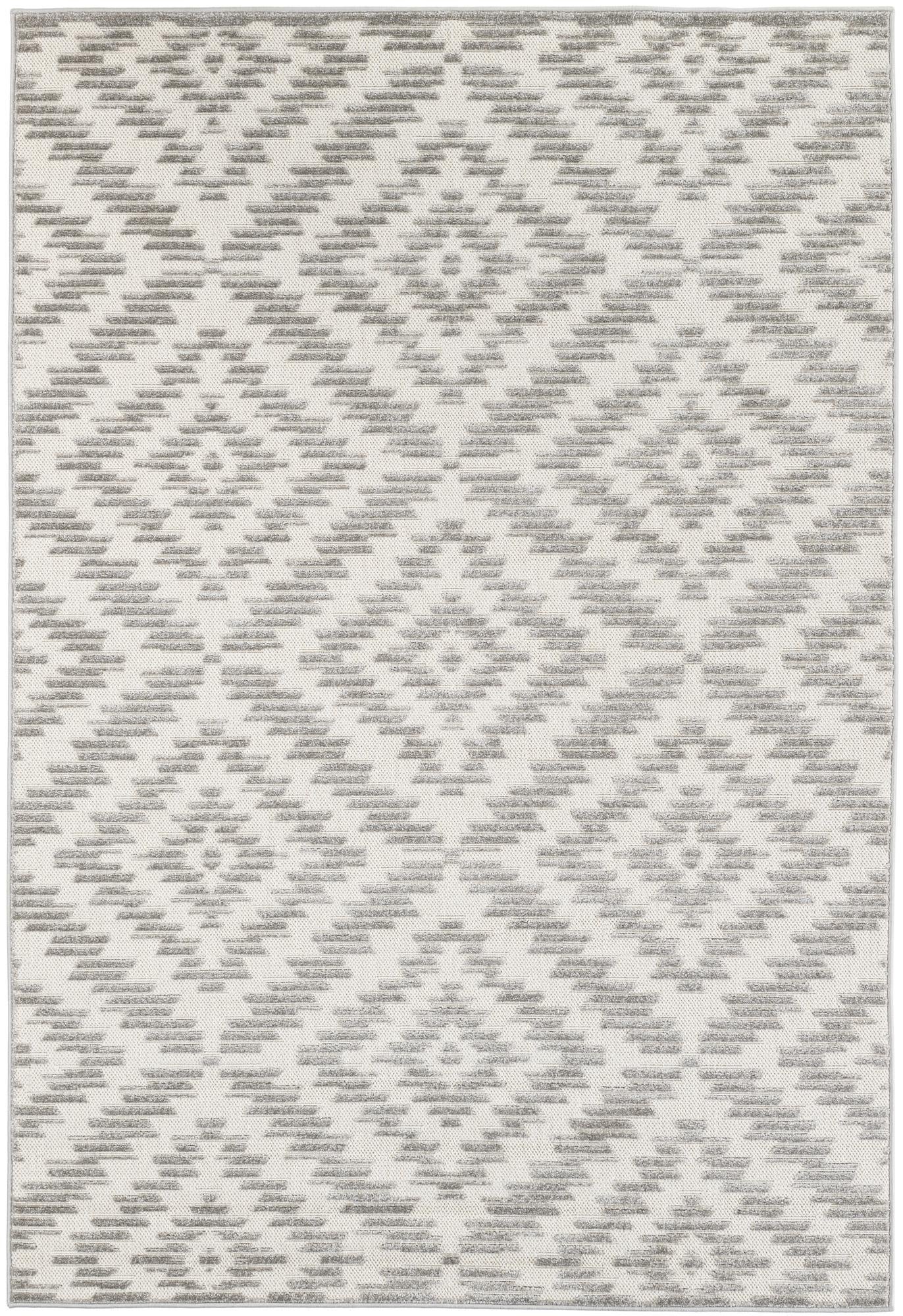 5' 3 x 7' 8 Easy-Clean Modern Indoor / Outdoor Rug