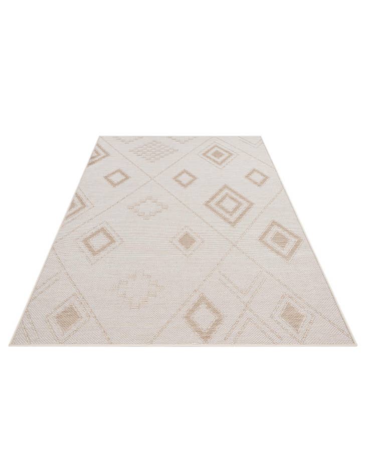 Detail image of 5' x 7' 5  Washable Modern Indoor / Outdoor Rug