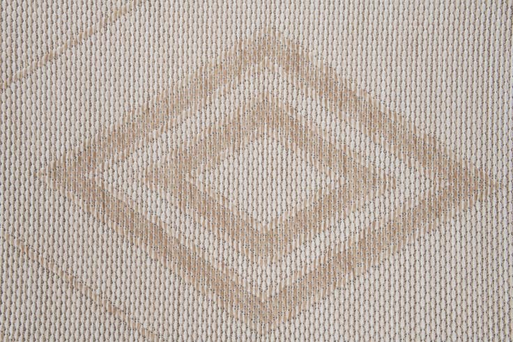 Detail image of 5' x 7' 5 Easy-Clean Modern Indoor / Outdoor Rug