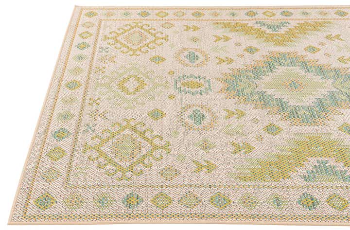 5' x 7' 3 Easy-Clean Modern Indoor / Outdoor Rug