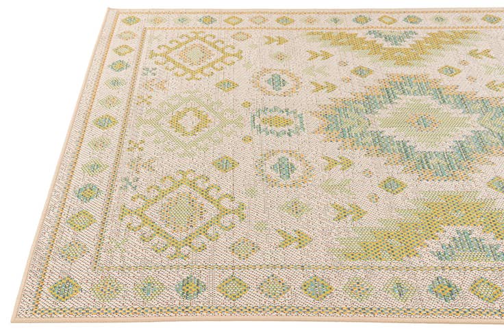Detail image of 5' x 7' 3 Easy-Clean Modern Indoor / Outdoor Rug