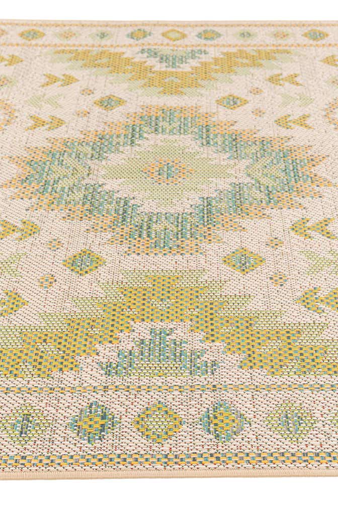5' x 7' 3 Easy-Clean Modern Indoor / Outdoor Rug