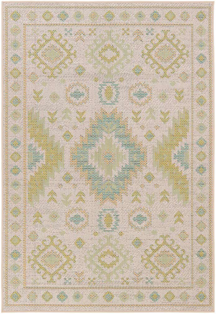 5' x 7' 3 Easy-Clean Modern Indoor / Outdoor Rug